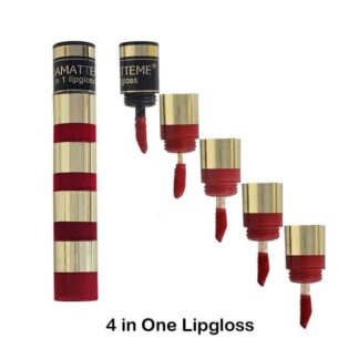 4 in 1 Matte Lip Gloss for Pakistani Bridesmaids & Office Women