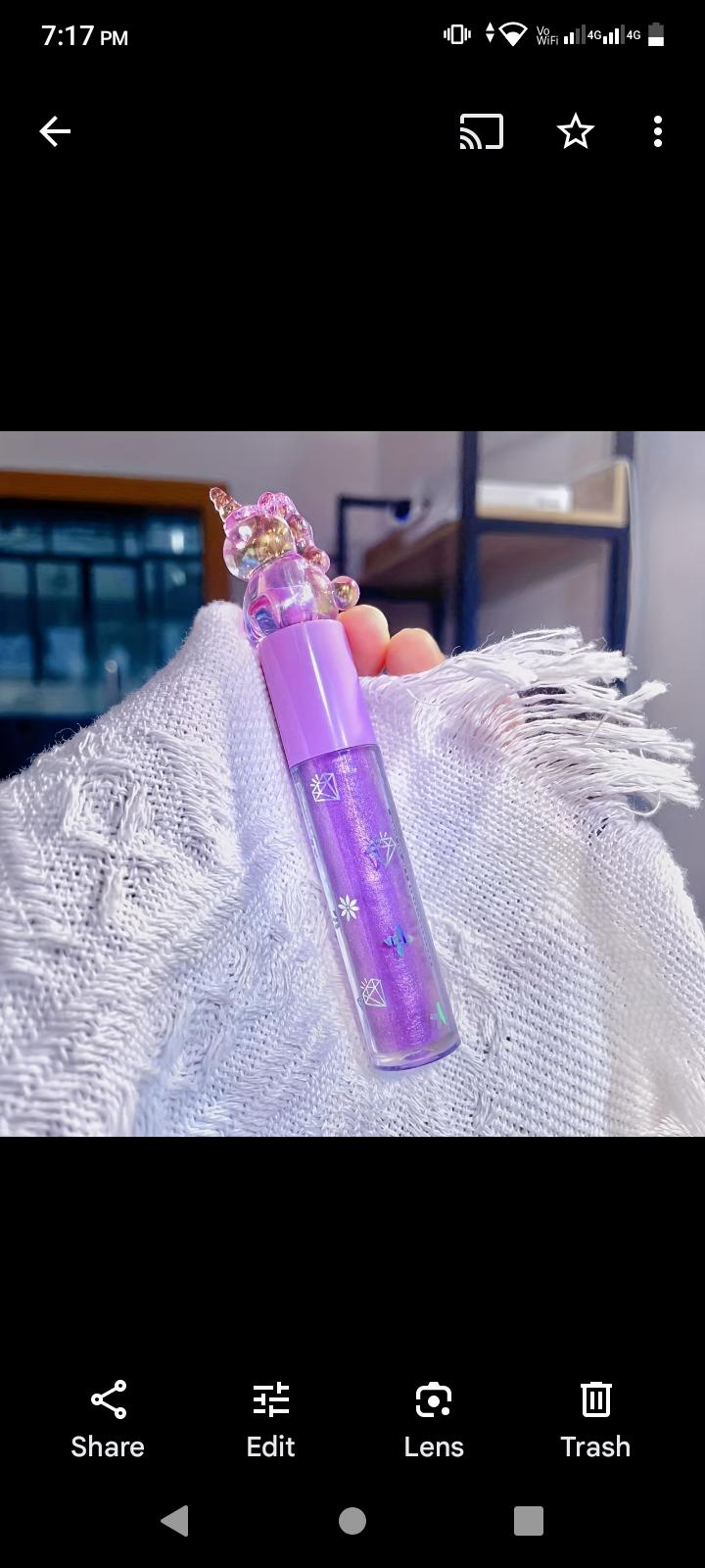 Pink Color Changing Lip Oil for Women