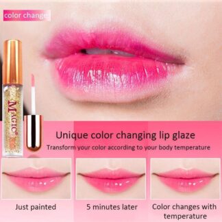 Temperature-Sensitive Lip Glaze 3 Shades Pink