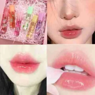 Korean Glittery Shiny Lip Oil Pink Shades