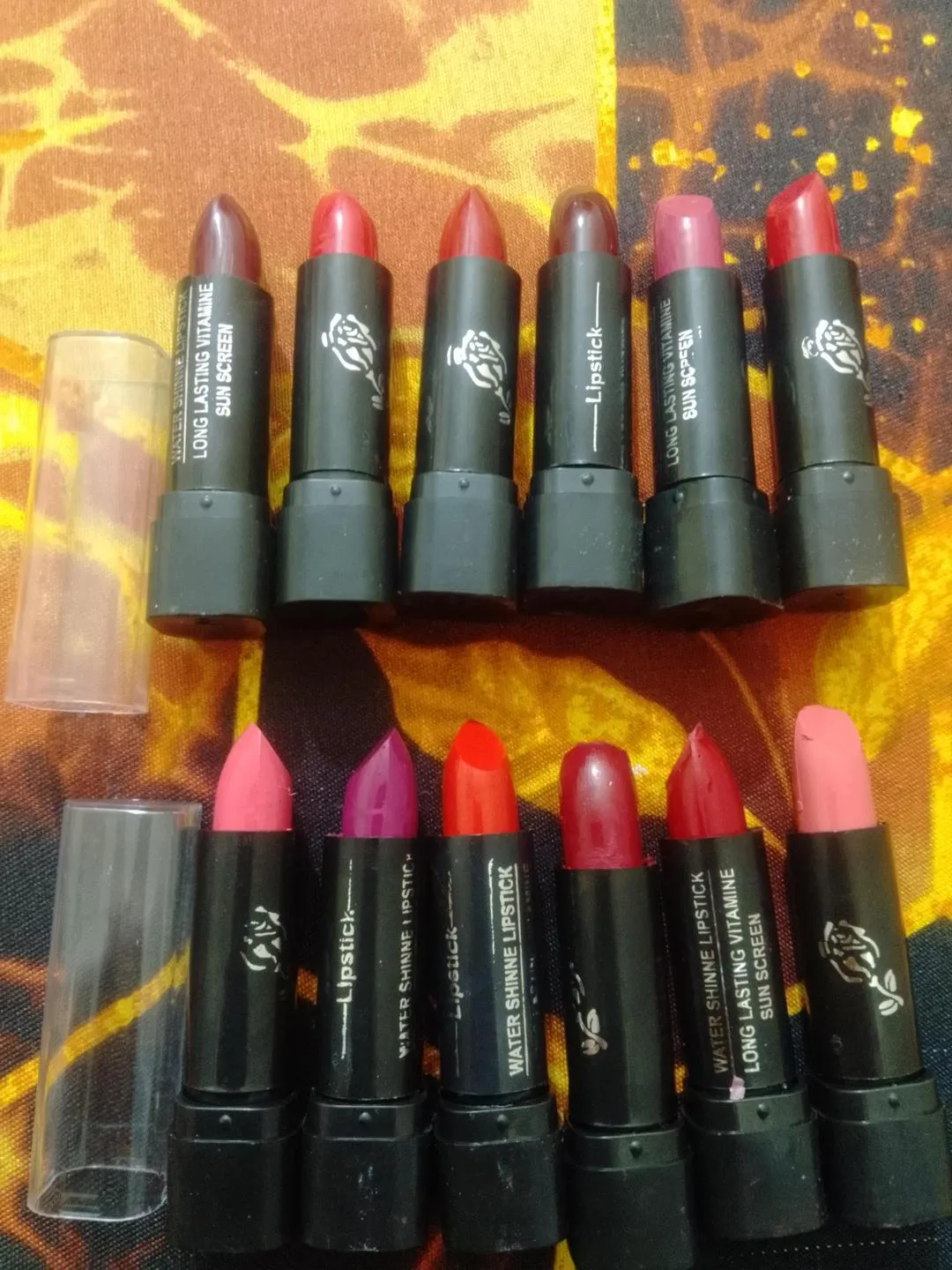 Matte Lipstick Set Bold Red Shades Long Lasting - Image 5