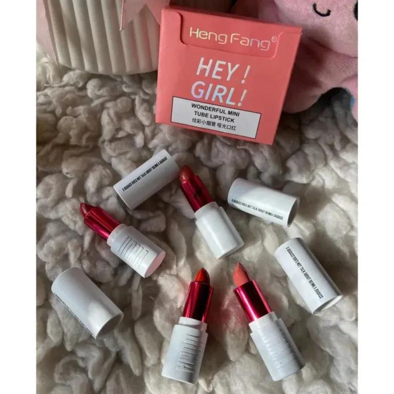 Heng Fang Mini Tube Lipstick Matte Long Lasting 4 Shades - Image 3