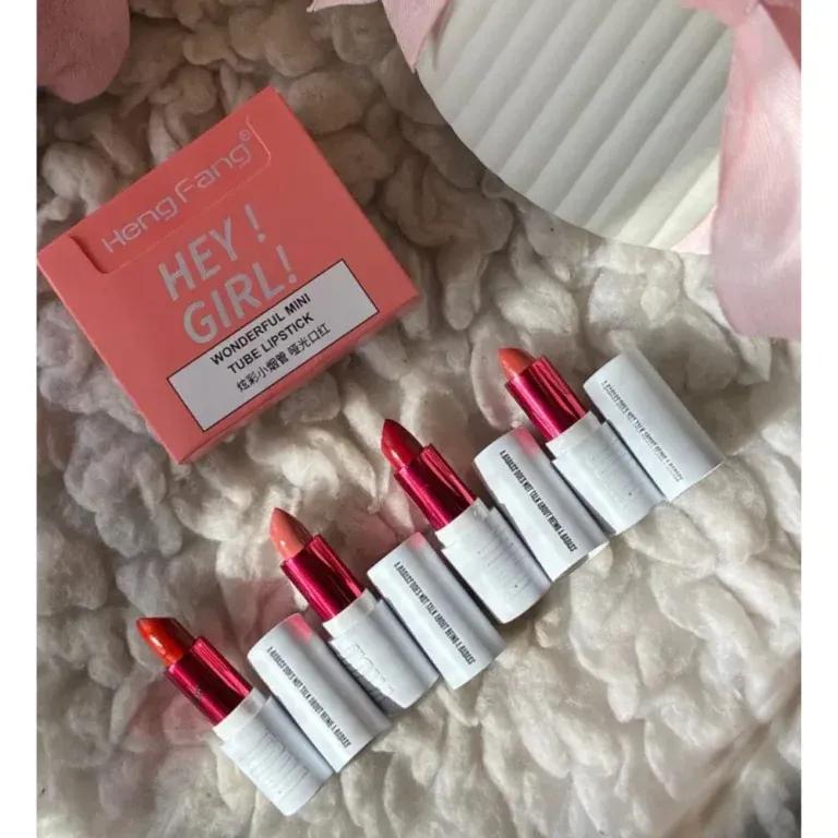 Heng Fang Mini Tube Lipstick Matte Long Lasting 4 Shades - Image 4