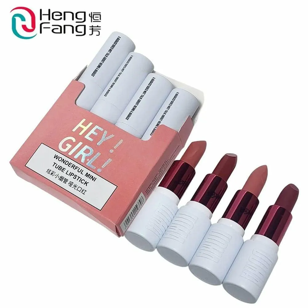 Heng Fang Mini Tube Lipstick Matte Long Lasting 4 Shades - Image 7