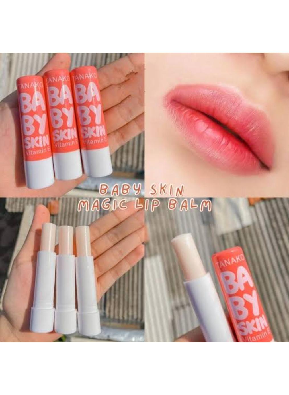 Nude Pink Lip Balm 3 Pcs Hydrating Moisturizing - Image 2