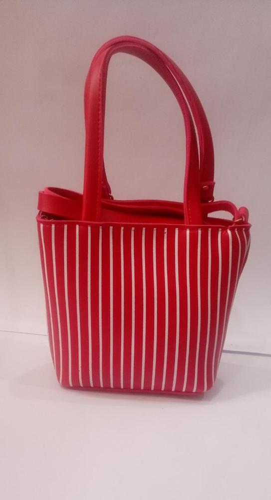 Modern Red Handbag for Women - Image 2