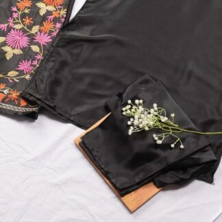 Stitched Gown Suit Shamoz Silk 3-Piece Set