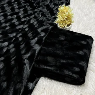 Black Velvet Sequin Suit for Women Wedding Party Wear
