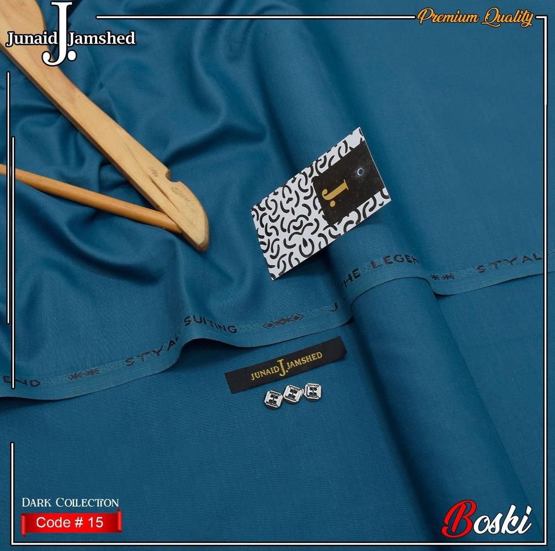 Men's Turquoise Wash & Wear Plain Suit Summer