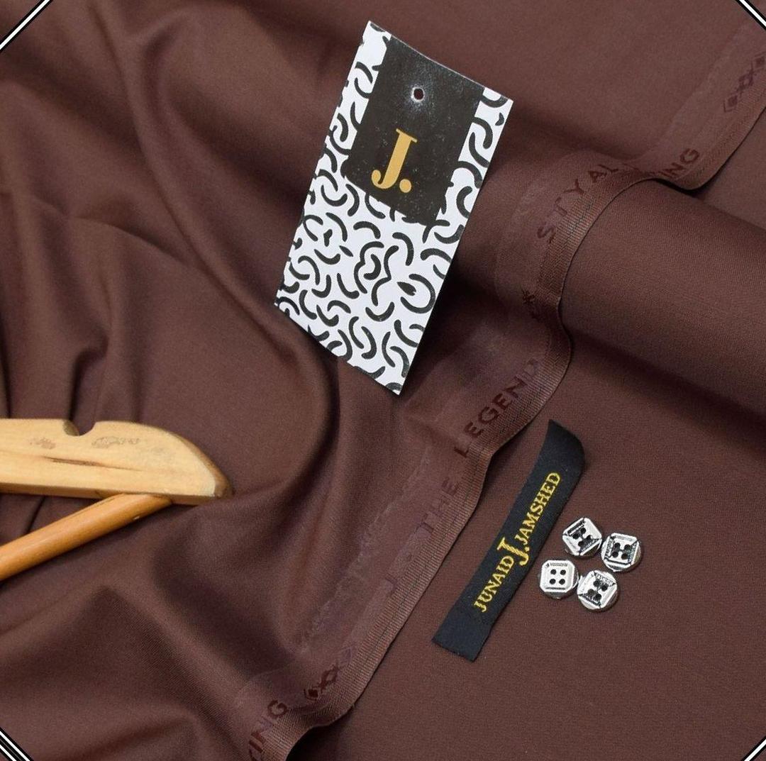 Wash & Wear Plain Brown Suit for Men Summer - Image 2