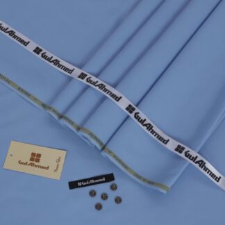 Royal Swiss Unstitched Suit Fabric Light Blue Pakistan