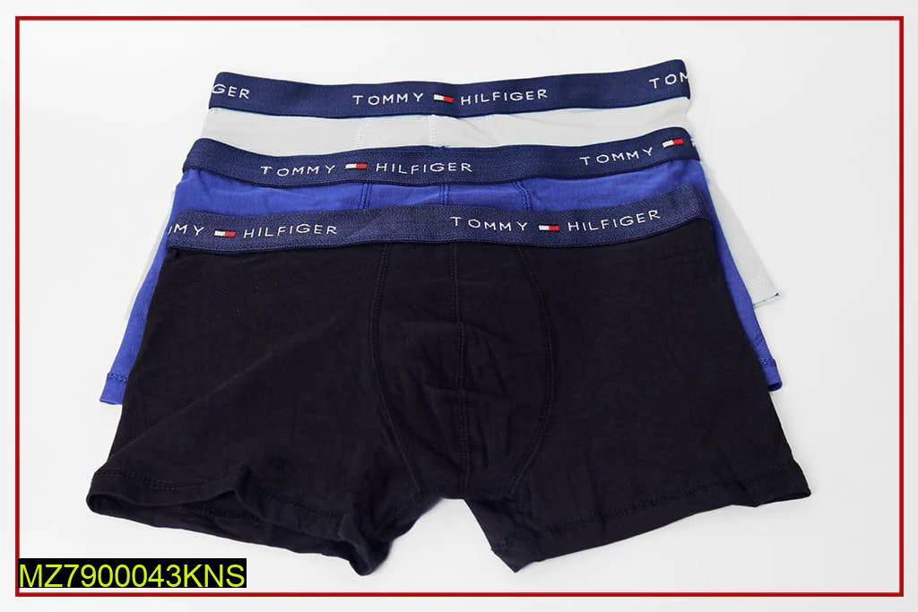 Tommy Hilfiger Cotton Boxer Briefs Blue Black XL - Image 4