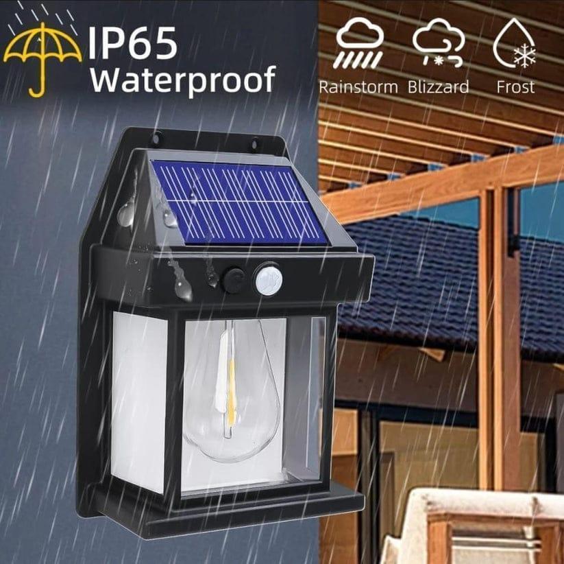 Solar Wall Lamp Split Black ABS Pakistan - Image 2