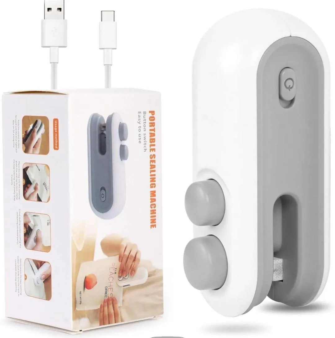 Modern Bag Sealing Machine with USB Cable for Fresh Food Storage - Image 2
