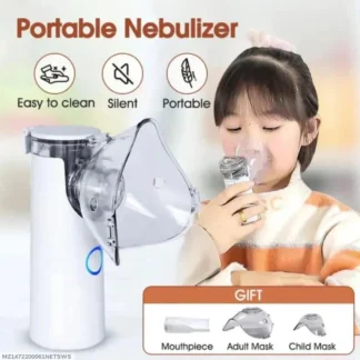 Portable Nebulizer Blue ABS for Asthma Allergy Care
