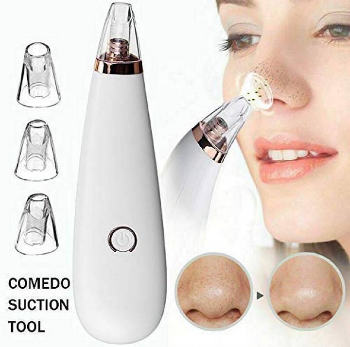 Derma Suction Facial Cleanser 4 Tips ABS Black Bottle - Image 8
