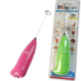 Electric Milk Frother Stainless Steel Pink Green 50ml