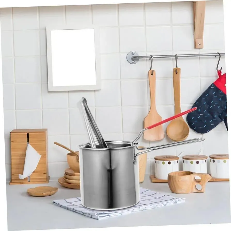 Stainless Steel Oil Filter Pot for Kitchen Use