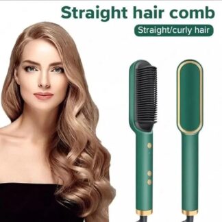 Green Hair Comb for Straight & Curling Salon Quality