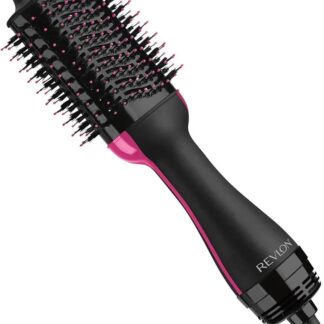 Stylish Pink Hair Dryer Brush for Smooth Hair