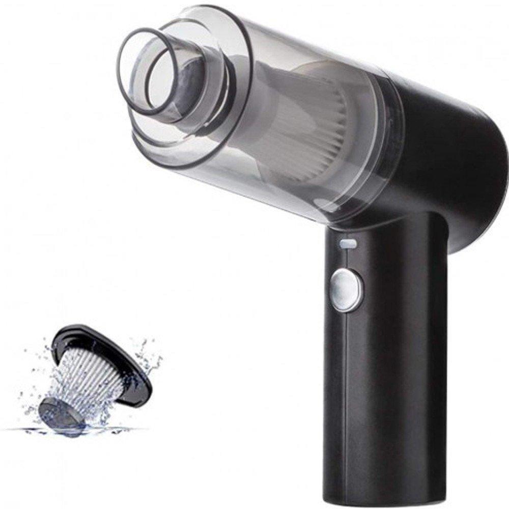 Portable Car Vacuum Black ABS 5x2x3" - Image 5