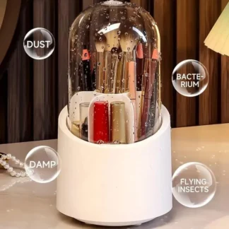 Makeup Brush Organizer ABS Plastic Dust Free Storage
