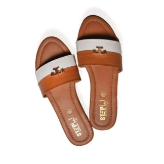 Women Brown Slides - Modern Everyday Wear