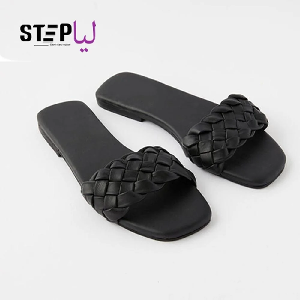 Lightweight Black Slippers for Women