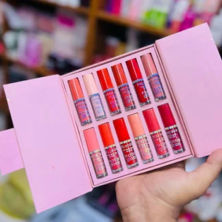 High Pigmented Lip Gloss Set 3 Pcs Red Pink Cherry Shades