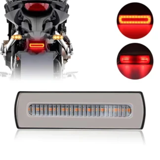 LED Motorcycle Rear Light Red Amber Waterproof ABS