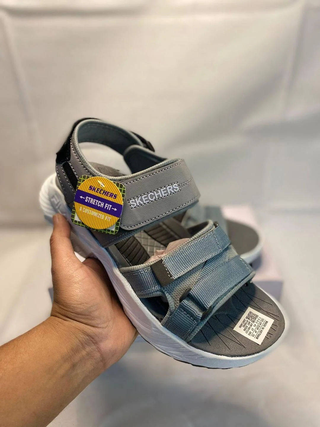 Lightweight Grey Eva Sandals for Men