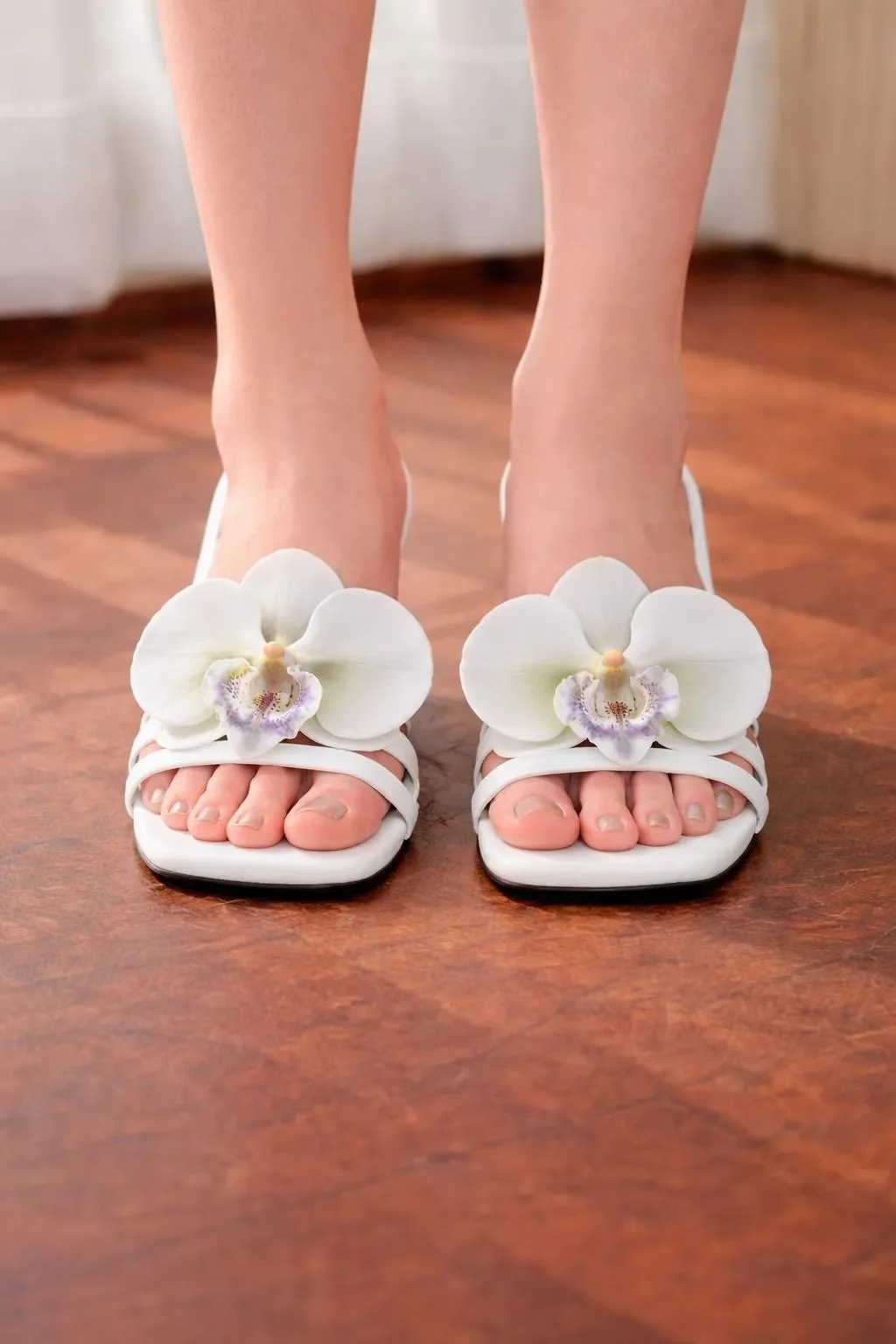 Lightweight White Heels for Women