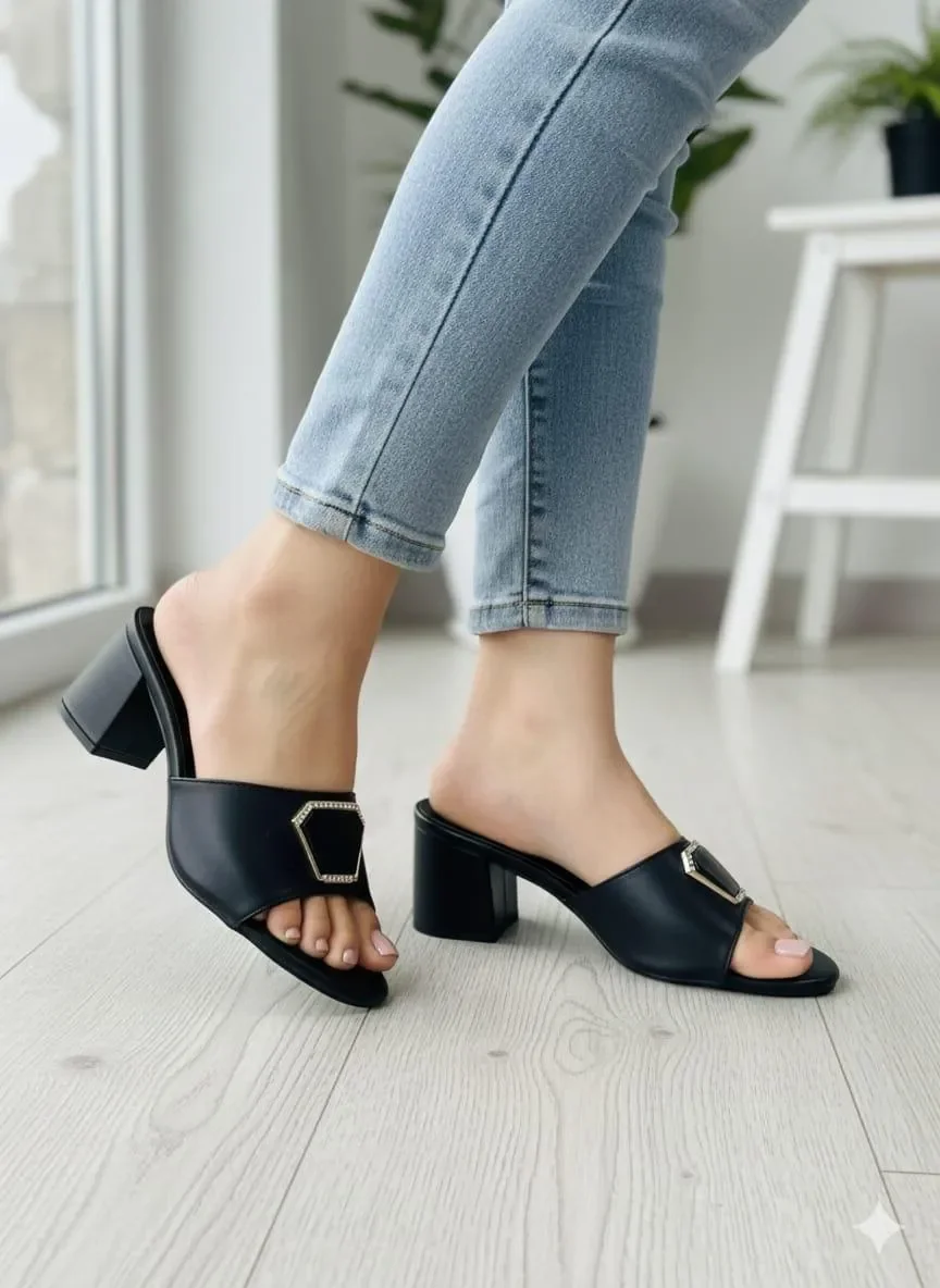 Premium Black Heels for Women
