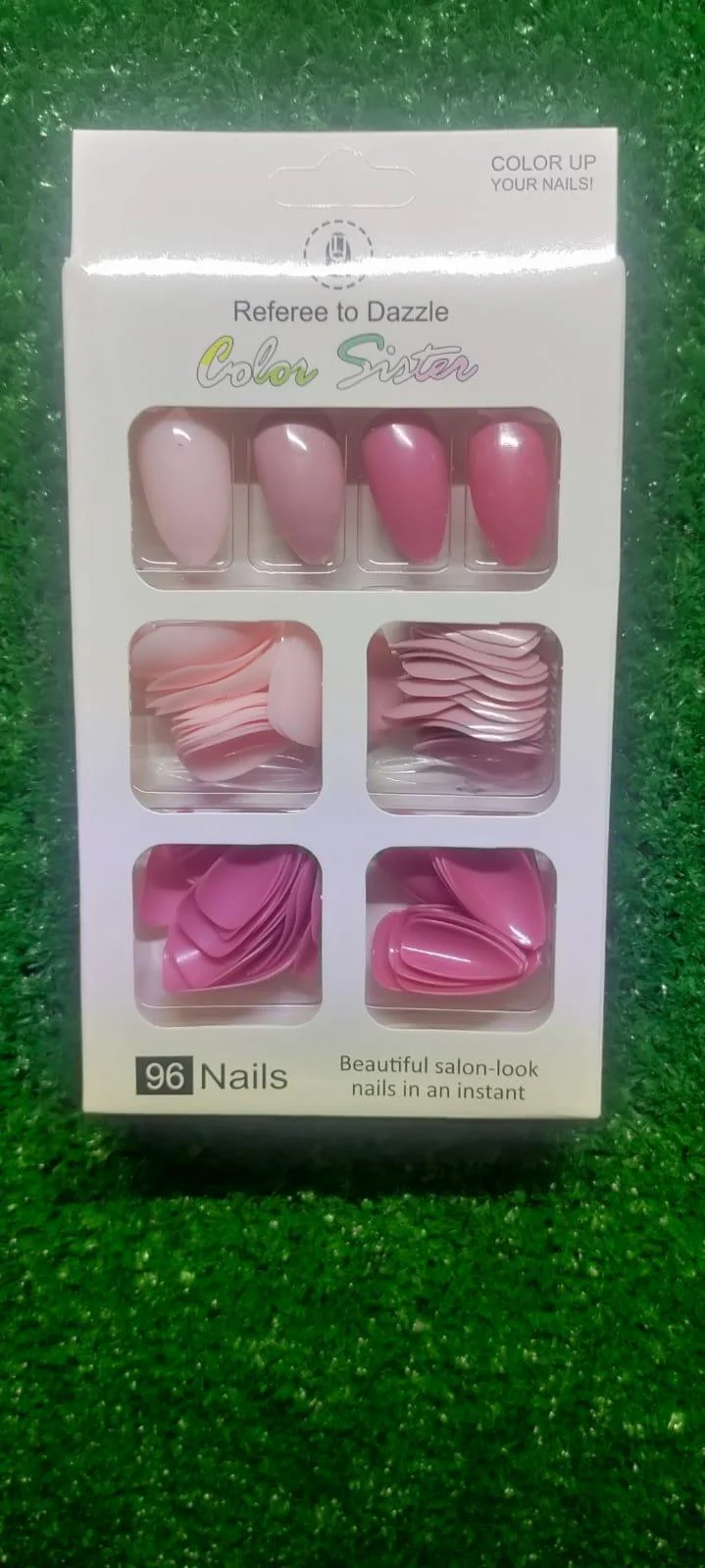 Premium Quality Fake Nails Multicolor Acrylic for Pakistani Women 3