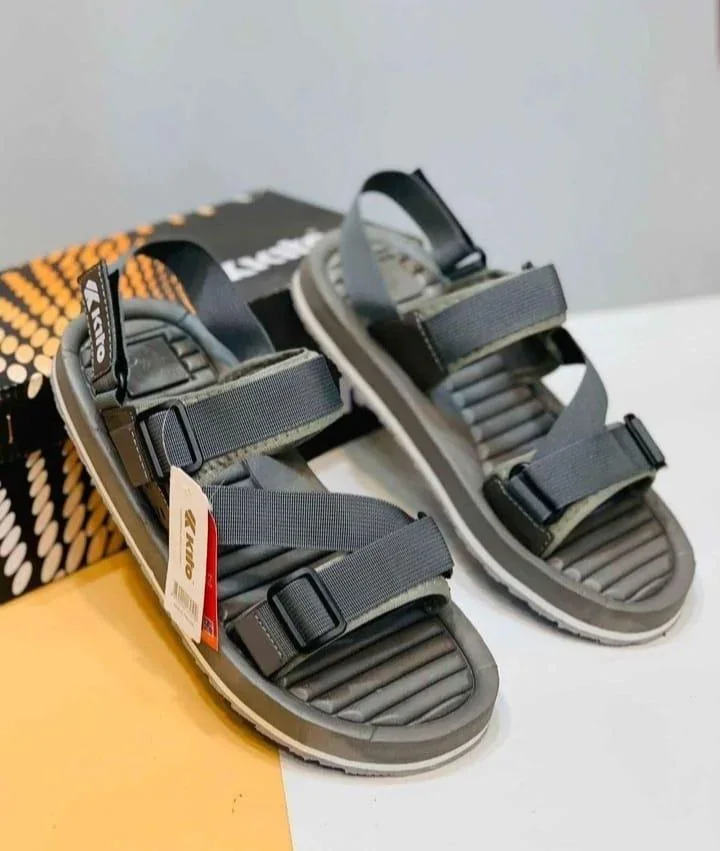 Trendy Grey Sandals for Men
