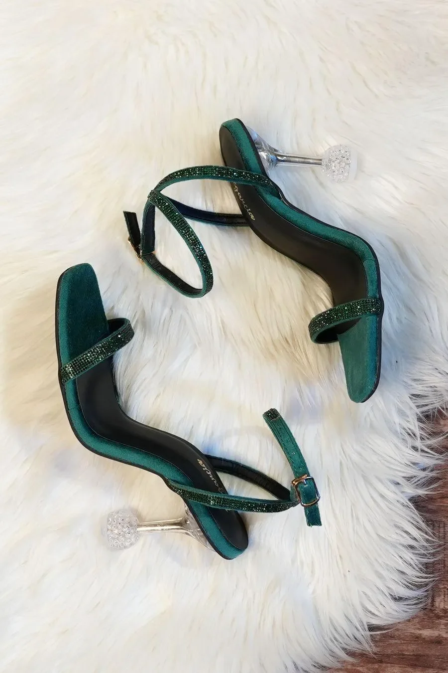 Women's Black Synthetic Leather Formal Heels Size 6-11 5